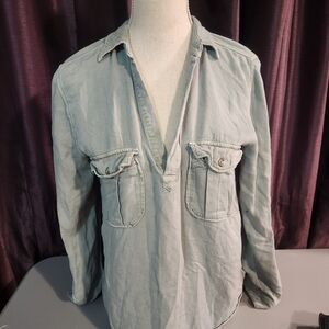 Women's Casual Gray Blouse